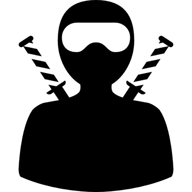 626x626 Collection Of 'ninja Silhouette Vector' Download More Than