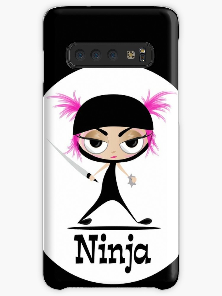 750x1000 Cute Ninja Girl Vector Art Case Skin For Samsung Galaxy