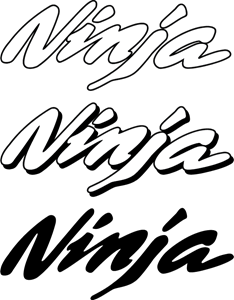 234x300 Ninja Logo Vector