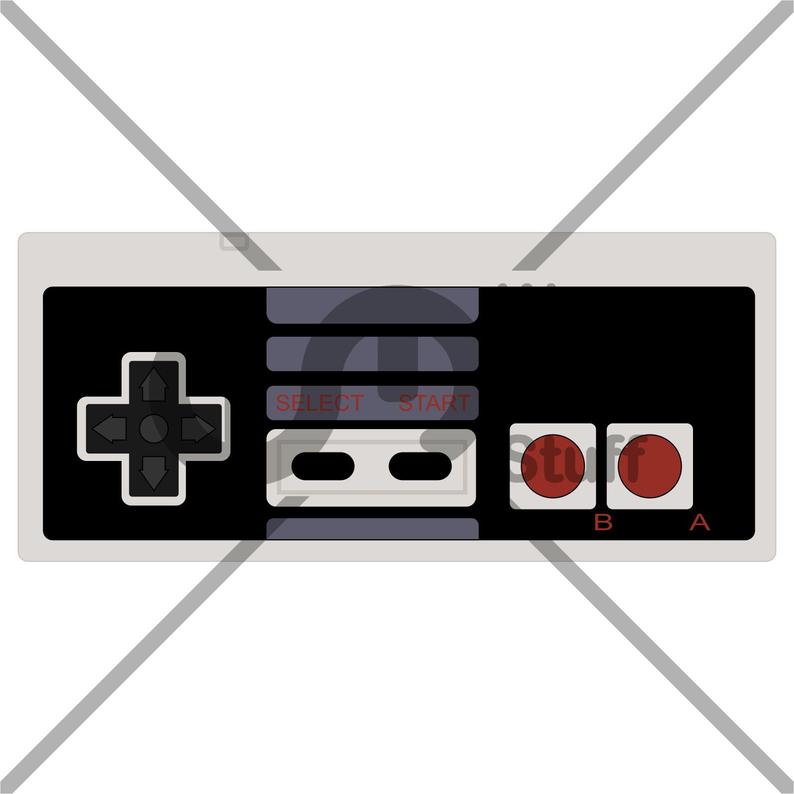 Nintendo Nes Controller Vector Etsy 794x794 Nintendo Nes Controller Vector Etsy