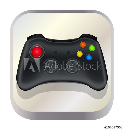 Game Console Controller Vector Icon 478x500 Game Console Controller Vector Icon