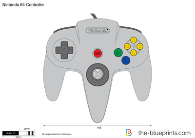 Nintendo Controller Vector Drawing 400x283 Nintendo Controller Vector Drawing