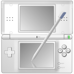 Filewhite Nintendo Ds With Pen Icon 256x256 Filewhite Nintendo Ds With Pen Icon