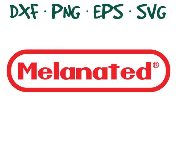 570x456 Melanated Nintendo Inspired Logo Vector Png Etsy