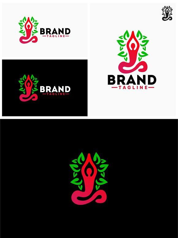 580x773 Nirvana Logo Template Relaxation Design Logo Templates