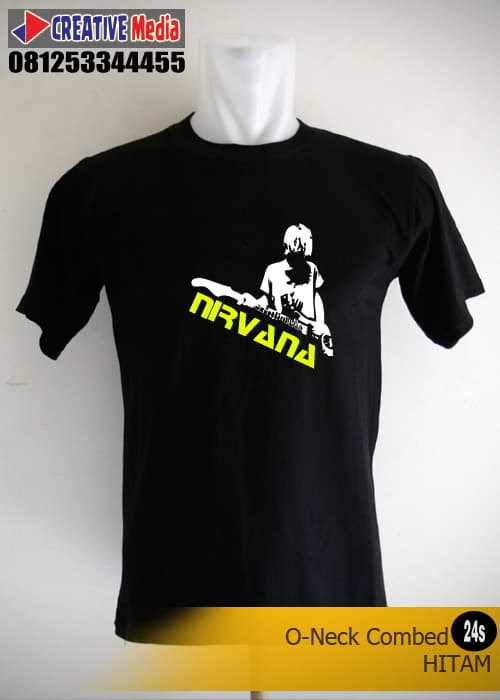 500x700 Jual Kaos Distro Nirvana Vector