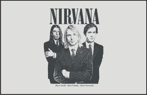 600x390 Nirvana Nirvana Vector T Shirts