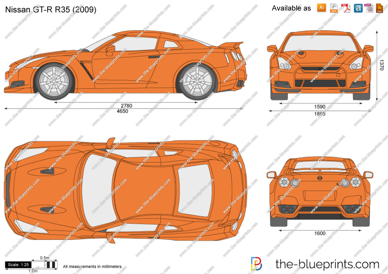 Nissan Gtr Vector at Vectorified.com | Collection of Nissan Gtr Vector ...