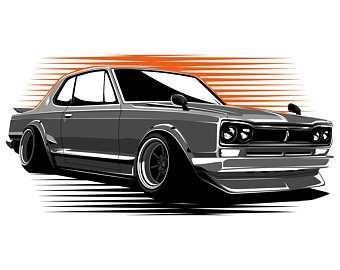 340x270 Nissan Gtr Poster Etsy