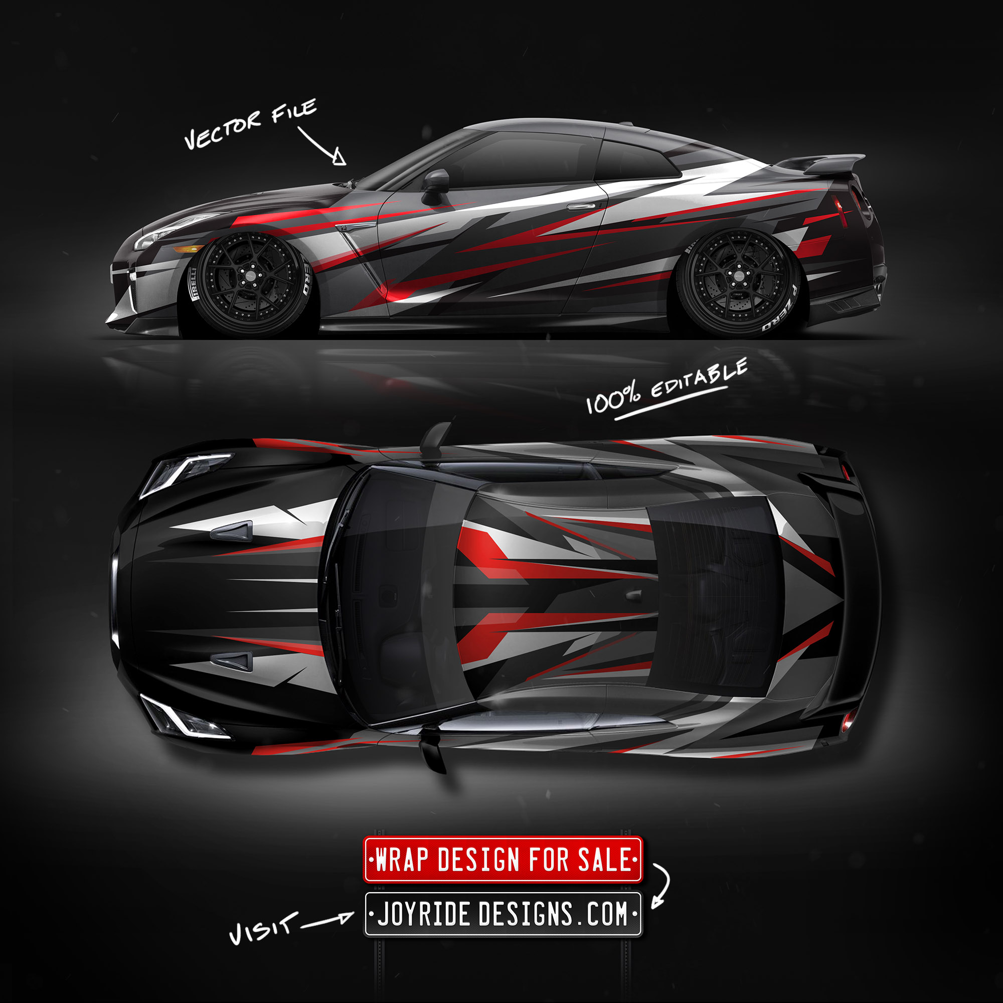 2000x2000 Joyride Vector Wrap Design