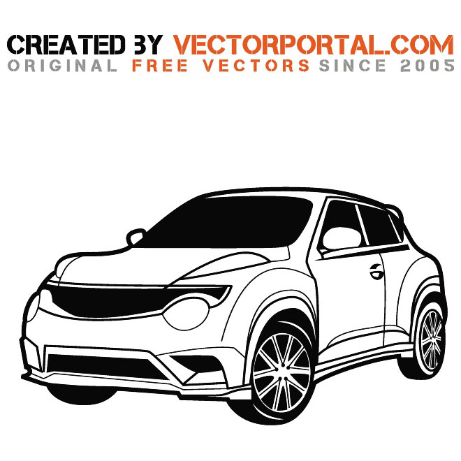 Nissan Juke Vector Image 660x660 Nissan Juke Vector Image