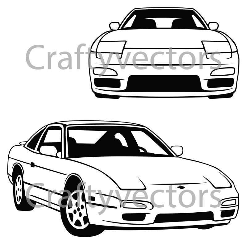 Nissan Sx Vector Etsy 794x794 Nissan Sx Vector Etsy