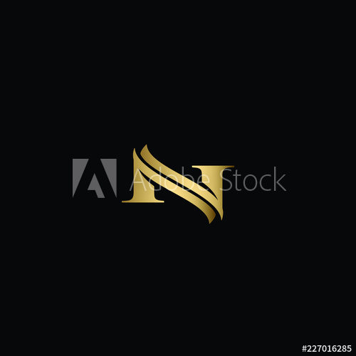 500x500 Minimal Solid Letter N Or Nn Logo Design Using Letters N N