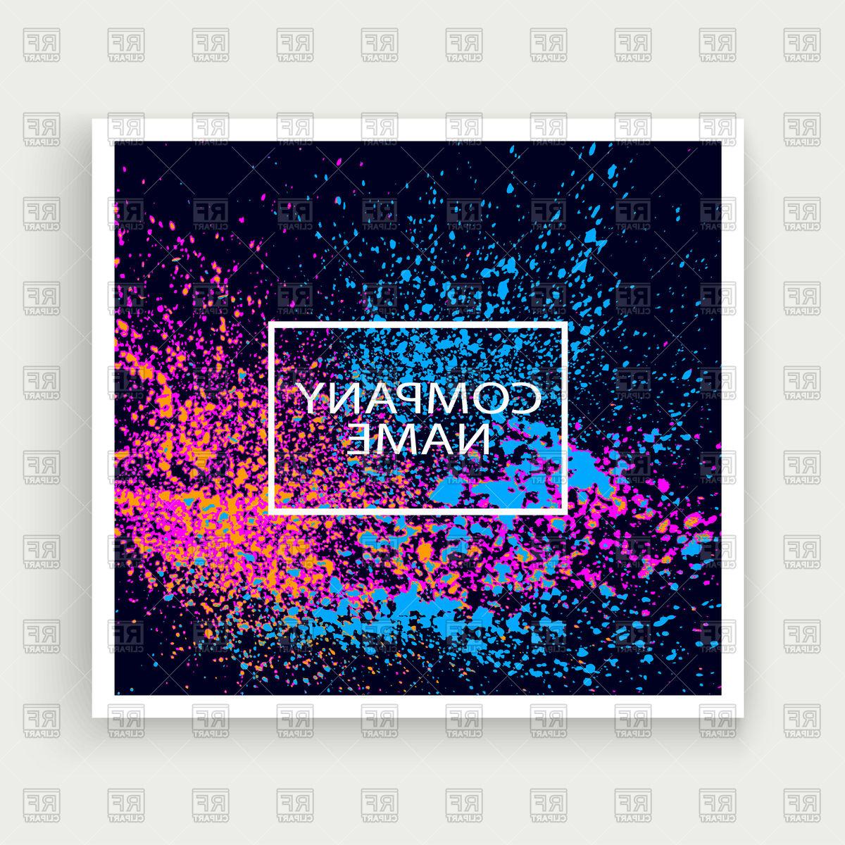 1200x1200 Hd Neon Splatter Paint Vector Images Free Vector Art, Images