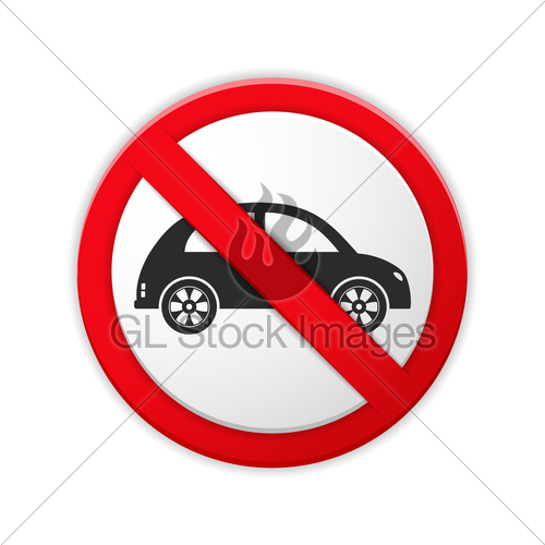 500x500 No Parking Sign Gl Stock Images
