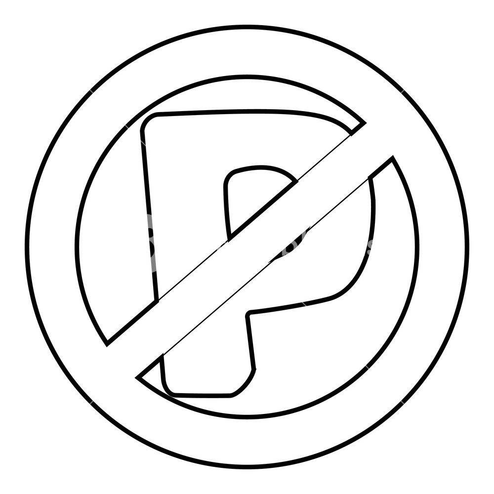 1000x1000 No Parking Sign Icon Isometric Illustration Of No Parking Sign