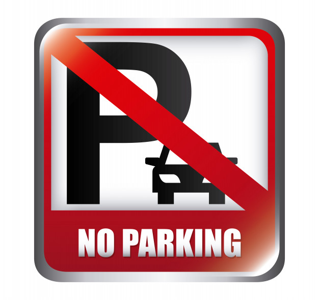 626x590 No Parking Design Vector Free Download