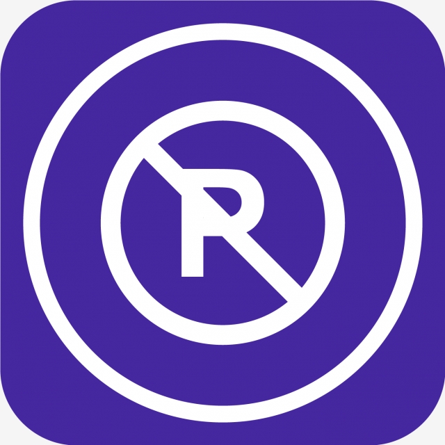 640x640 Vector No Parking Icon, V No Park, No Park Sign, No Parking Png