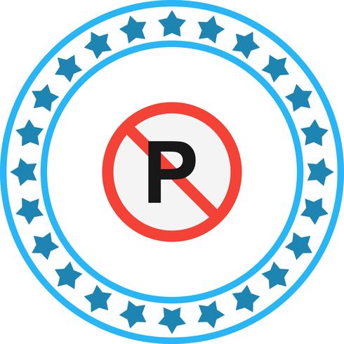 490x490 Vector No Parking Icon
