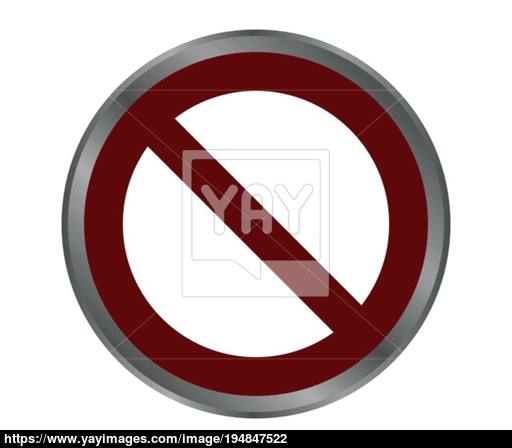 512x448 Road Sign No Parking Vector