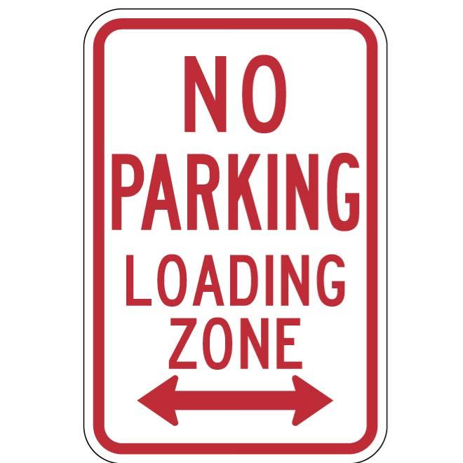660x660 No Parking Loading Zone