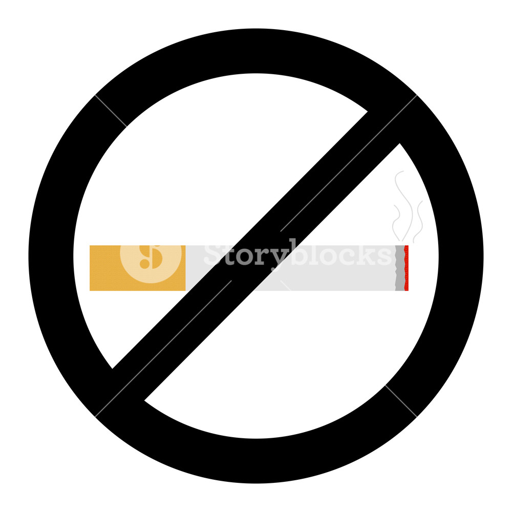 1000x1000 No Smoke Sign No Smoking Icon, Vector Safety Sign Cigarette, No