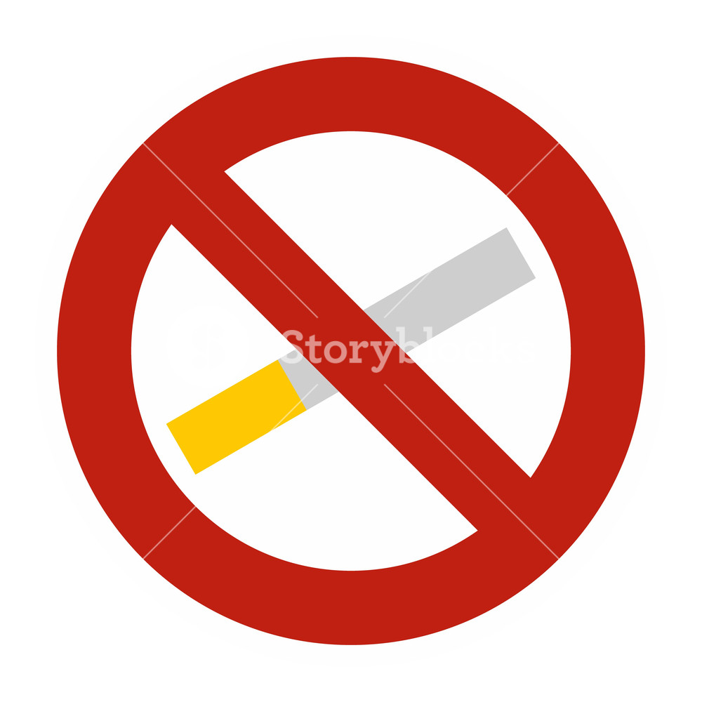 1000x1000 No Smoking Icon Flat Illustration Of No Smoking Vector Icon