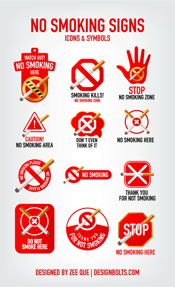 600x983 No Smoking Signs Icons Symbols In Vector Format