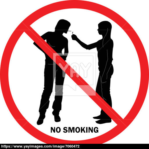 512x512 No Smoking Sign Vector