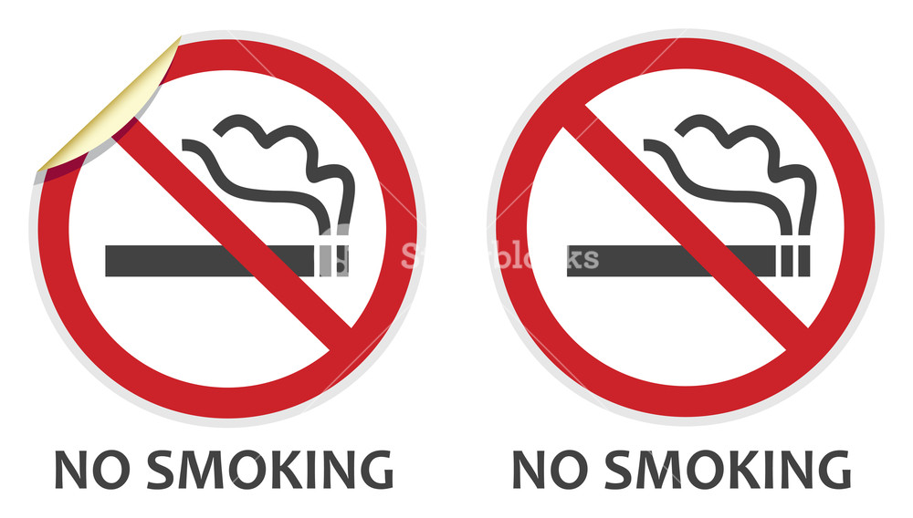 1000x568 No Smoking Signs In Two Vector Styles Depicting Banned Activities
