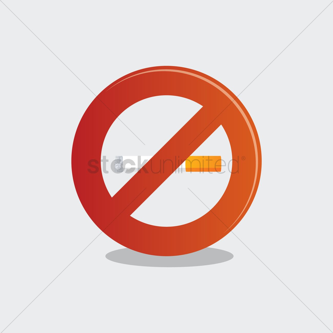 1300x1300 Free No Smoking Symbol Vector Image
