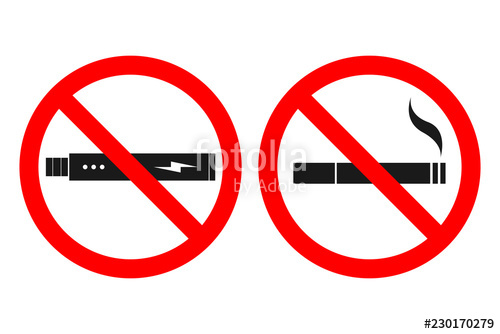 500x334 No Smoking Sign No Vaping Sign Vector Stock Image And Royalty