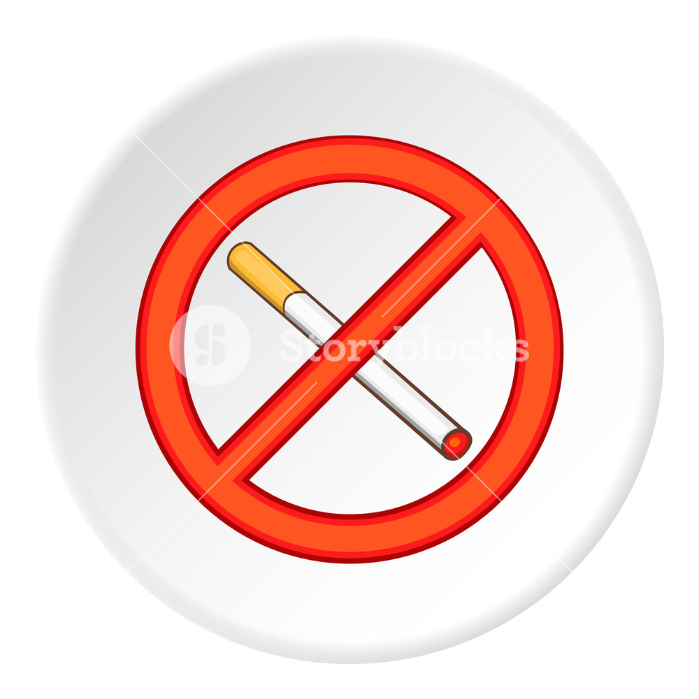 1000x1000 No Smoking Icon Flat Illustration Of No Smoking Vector Icon