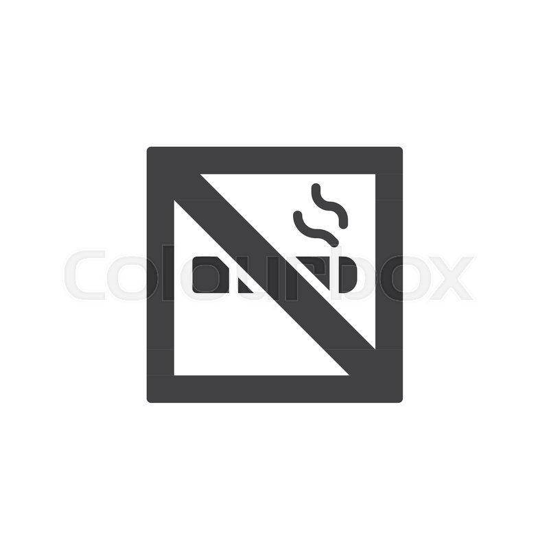 800x800 No Smoking Vector Icon Filled Flat Stock Vector Colourbox