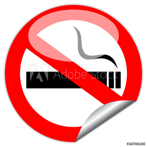 500x500 No Smoking Vector Sign