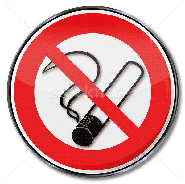 600x596 Prohibition Sign No Smoking Vector Illustration Udo Schotten