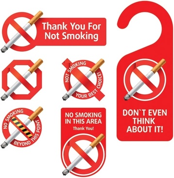 358x368 Smoke Free Vector Download