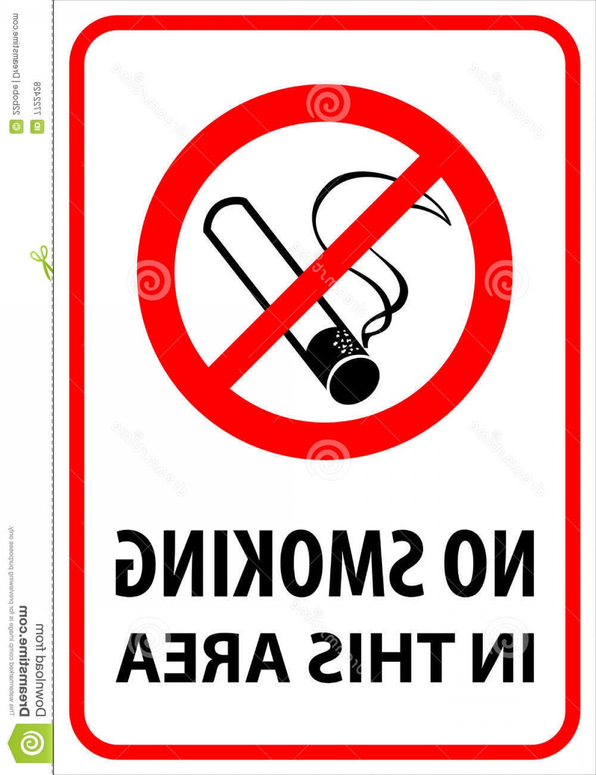 1200x1560 No Smoking Sign Vector Hoodamath