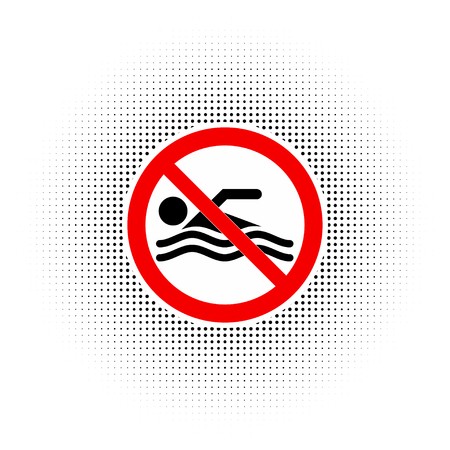 No Swimming Sign Vector Royalty Free Vector Graphics 450x450 No Swimming Sign Vector Royalty Free Vector Graphics