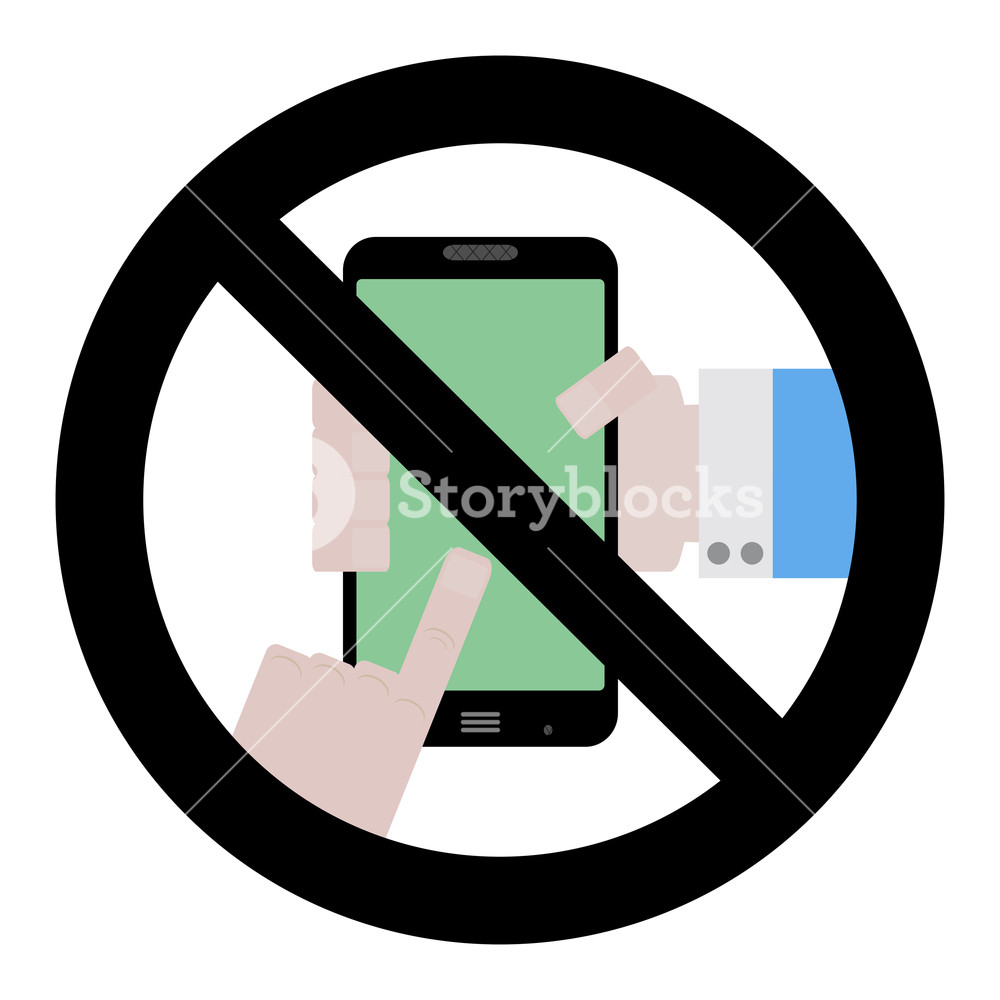 1000x1000 No Use Phone Symbol Vector Ban Telephone And Smartphone, Zone