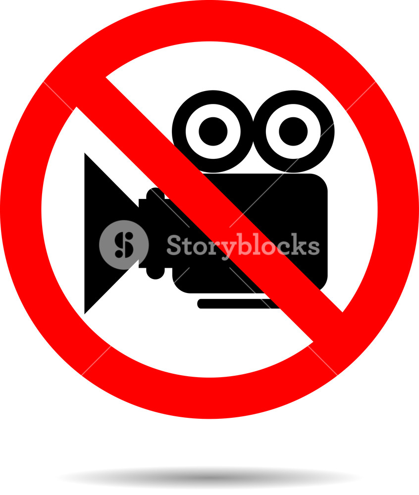 846x1000 Ban Video Icon Sign Camera No, Symbol Or Button Prohibition, Stop