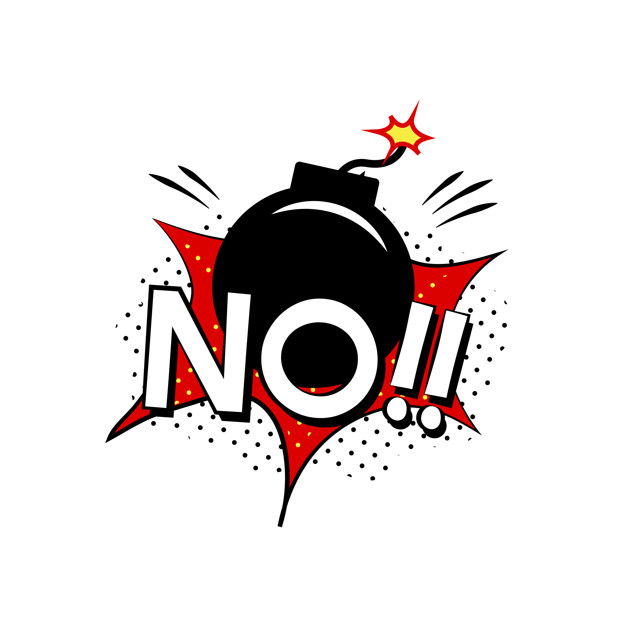 626x626 No! Explosion Vector Vector Free Download