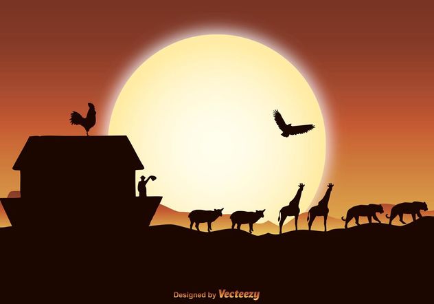 632x442 Noah's Ark Illustration Free Vector Download Cannypic