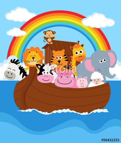 425x500 Noah's Ark Stock Image And Royalty Free Vector On Fotolia