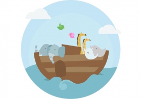 285x200 Noahs Ark Free Vector Graphic Art Free Download