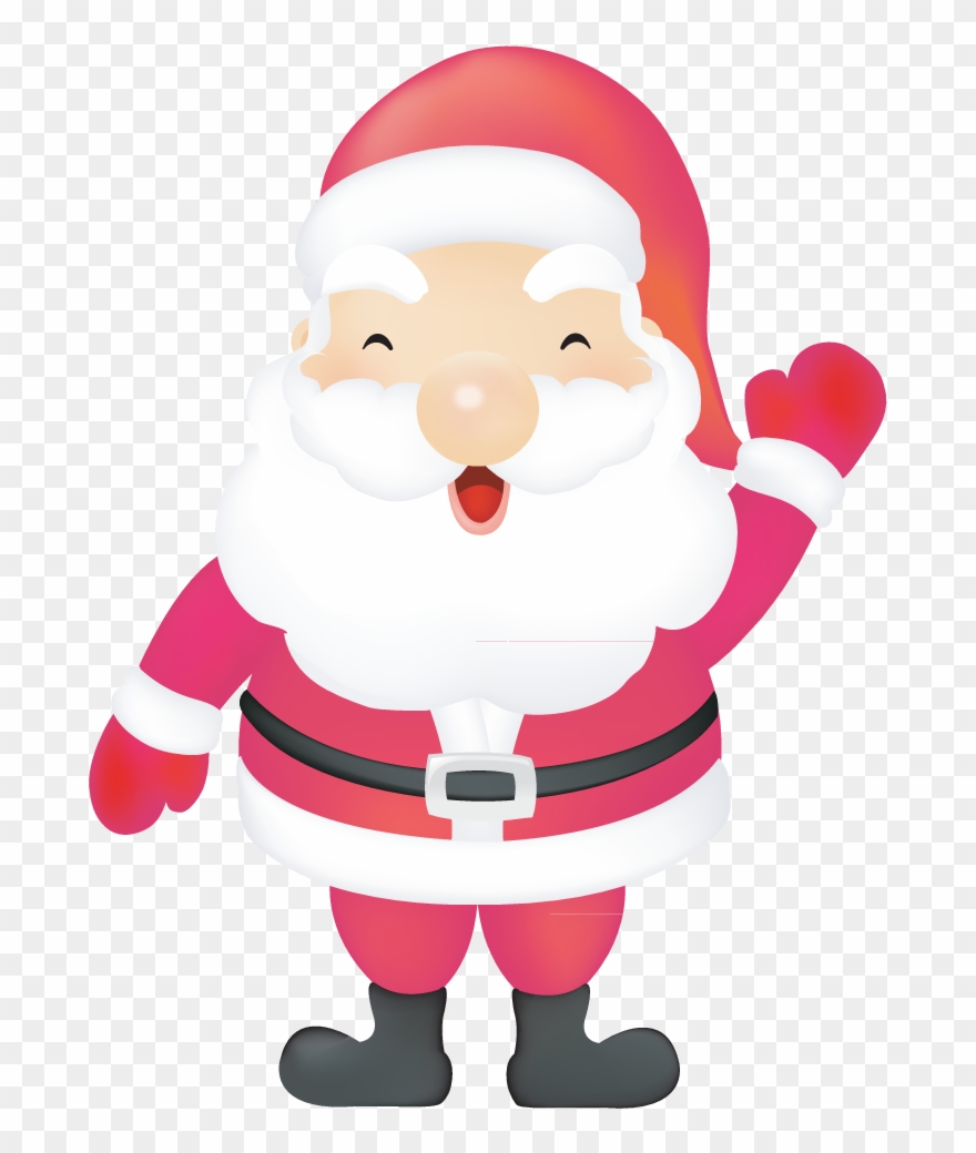 880x1040 Papa Noel, Santa Claus, Navidad Vector