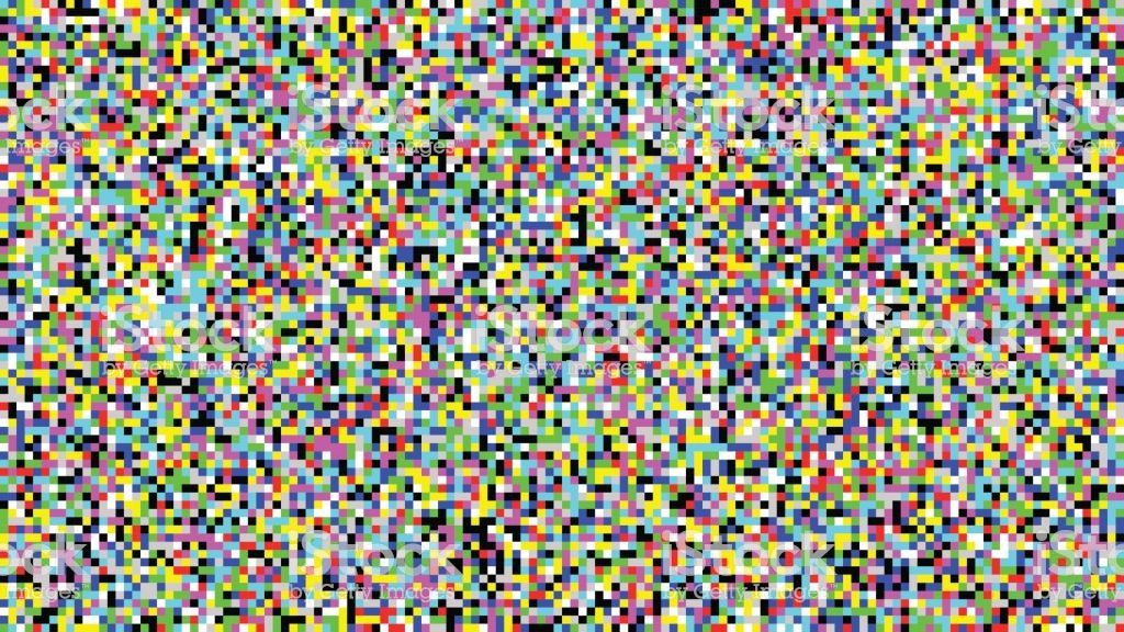 1024x576 Pixel Noise Vector Vhs Glitch Texture Tv Screen Color Pixels