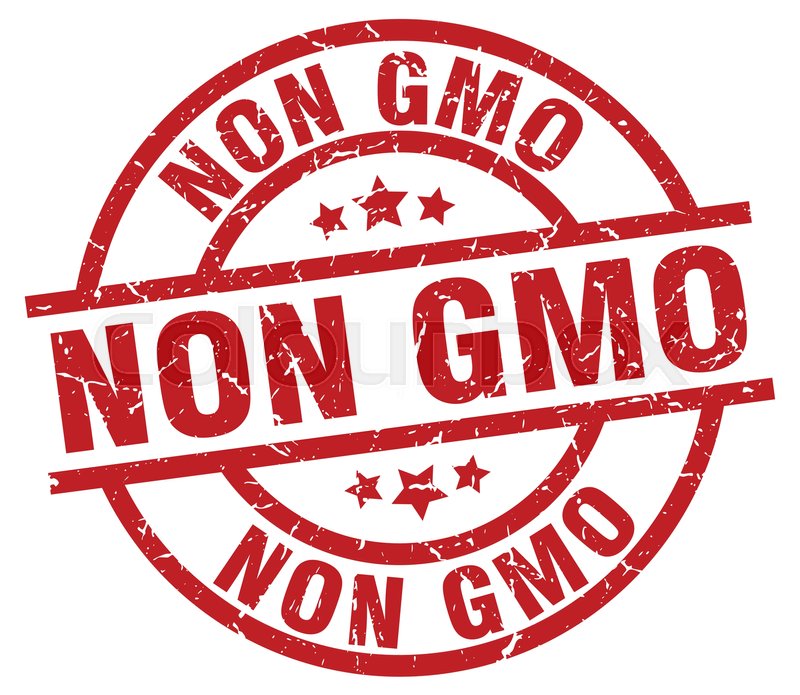 800x695 Non Gmo Round Red Grunge Stamp Stock Vector Colourbox