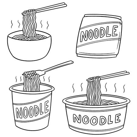 450x450 Noodle Vector Illustration Royalty Free Vector Graphics