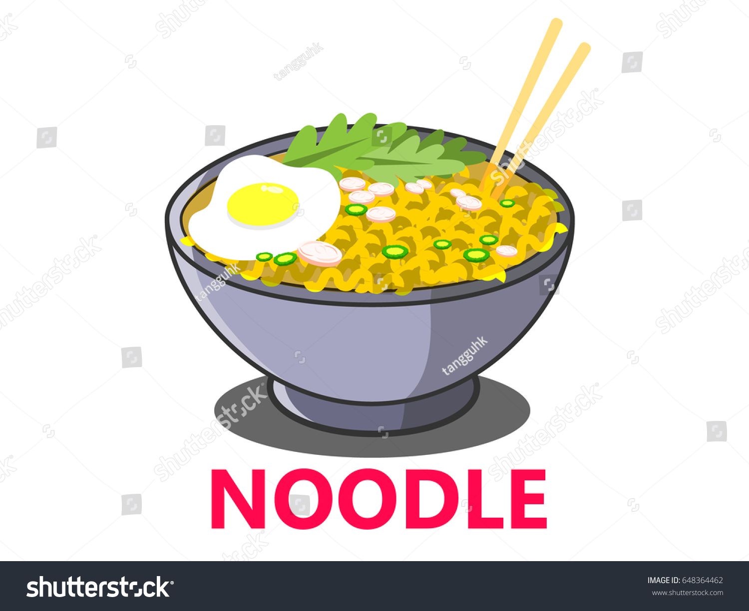 1500x1225 A Bowl Of Noodle Vector Illustrations Culinary Mascot Characters